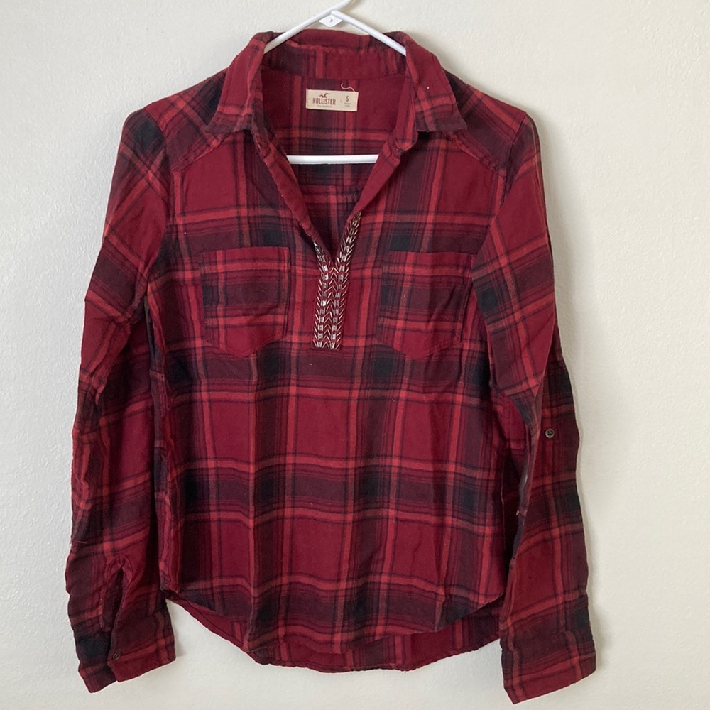 Hollister Plaid Long Sleeve S